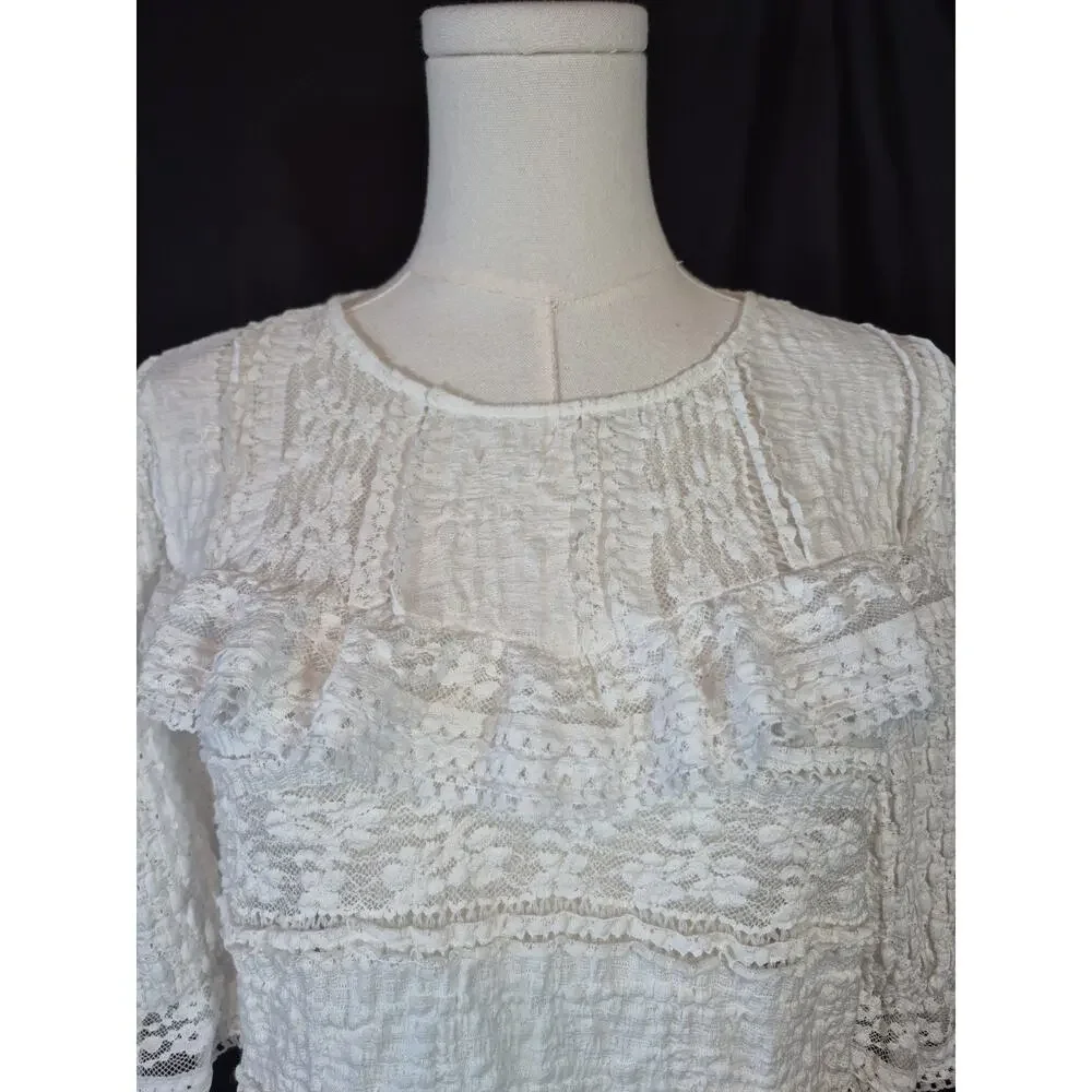 Anthropologie puff sleeve